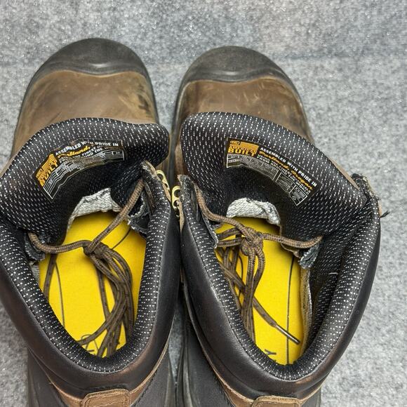 KEEN Utility Mt Vernon Boot Mens 13EE Brown Leather Safety Toe Work Shoes USA main image 7